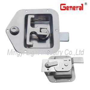 50011 składany T uchwyt przyczepy Lock, ciężarówka ciało Szafka Skorzystaj z 4 śrubami spawania lub 6 otworów ciała opcja